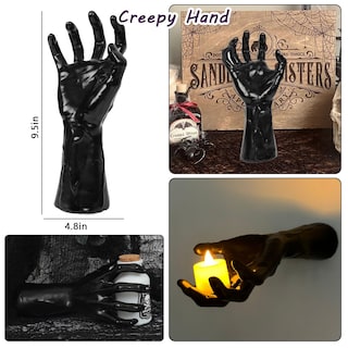 Foto 3 | Foto 3 | Decoraciones De Halloween Dazonge Creepy Hands X3 Para Montar En La Pared - Venta Internacional.