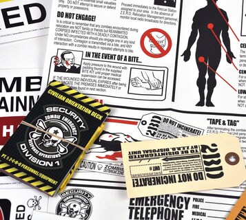 Foto 1 | Foto 1 | Kit De Supervivencia Para Zombis Spherewerx Con Cinta Adhesiva Y Tarjetas Coleccionables - Venta Internacional.