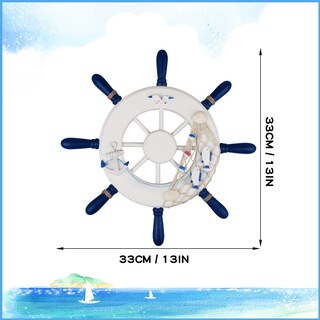 Foto 2 | Foto 2 | Set Decorativo Paquete De 2 Ruedas Y Anclas Para Barcos De Playa Náuticos 33 Cm - Venta Internacional.