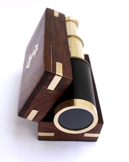 Foto 4 | Foto 4 | Telescopio Portátil Thor Instruments 6 Nautical De Latón Con Caja - Venta Internacional.