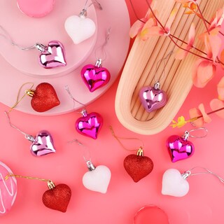 Foto 3 | Foto 3 | Adornos Elcoho En Forma De Corazón Para El Día De San Valentín 24 Piezas - Venta Internacional.