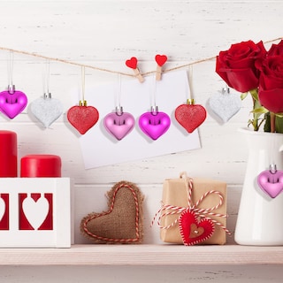 Foto 6 | Foto 6 | Adornos Elcoho En Forma De Corazón Para El Día De San Valentín 24 Piezas - Venta Internacional.