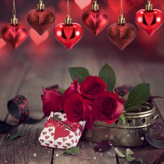 Foto 6 | Foto 6 | Ornaments Iceyyyy En Forma De Corazón Para El Día De San Valentín 60 Unidades De Plástico Rojo - Venta Internacional.