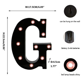 Foto 5 | Foto 5 | Letrero Con Letras Marquesinas Oycbuzo Luz Nocturna Led Negra - Venta Internacional.