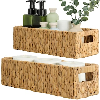 Foto 1 | Foto 1 | Cesta De Mimbre Para Anidar Con Jacintos Acuáticos Graciadeco Paquete De 2 - Venta Internacional.