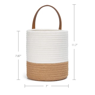 Foto 5 | Foto 5 | Cesta Colgante Goodpick Cuerda De Yute 2 Unidades Pequeña Blanca - Venta Internacional.