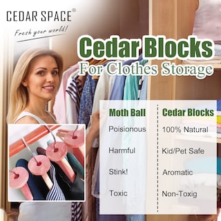 Foto 2 | Foto 2 | Bloques De Cedro Para Guardar Ropa Cedar Space 24 Unidades - Venta Internacional.