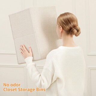 Foto 6 | Foto 6 | Bolsas De Almacenamiento Tulinstiraga De Lino Plegables 3 Unidades Lavables Color Beige - Venta Internacional.