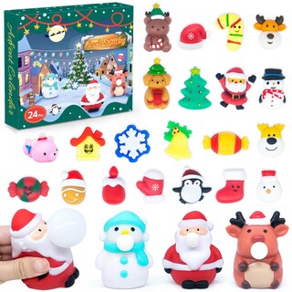 Foto 1 | Foto 1 | Calendario De Adviento Yocjoky 2024 Con 3 Jumbo Y 21 Mochi Squishy Toys - Venta Internacional.