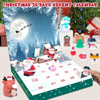 Foto 2 | Foto 2 | Calendario De Adviento Yocjoky 2024 Con 3 Jumbo Y 21 Mochi Squishy Toys - Venta Internacional.