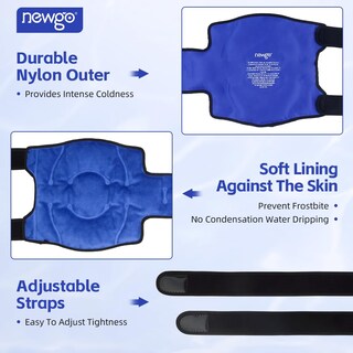 Foto 5 | Foto 5 | Paquete De Hielo Newgo Para La Recuperación De Lesiones De Rodilla Paquete De 2 Unidades Azul - Venta Internacional.