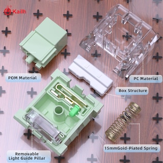 Foto 3 | Foto 3 | Interruptor De Teclado Micepny Kailh Box Bamboo Clicky 55gf (90 Unidades) - Venta Internacional.