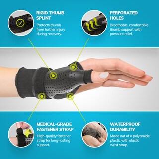 Foto 3 | Foto 3 | Férula Para El Pulgar De Plástico Duro Braceability Para El Dolor De Artritis - Venta Internacional.