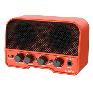 Foto 1 | Foto 1 | Amplificador Para Guitarra Lekato Mini De 5 W Recargable Con Bluetooth Naranja - Venta Internacional.