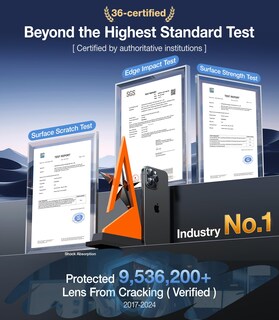 Foto 2 | Foto 2 | Protector De Lente De Cámara Ultraglass Unbreak Top 9h+ Glass - Venta Internacional.