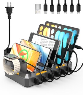 Foto 1 | Foto 1 | Estación De Carga De Diseño Creativo Para Múltiples Dispositivos De 50 W - Venta Internacional.