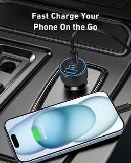 Foto 7 | Foto 7 | Cargador De Coche Kenhao De 67 W Con 3 Puertos Usb C Pd/qc Para Samsung Iphone - Venta Internacional.