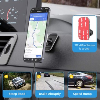 Foto 5 | Foto 5 | Cargador De Coche Inalámbrico Magnético Ohlpro Para Iphone Con Magsafe - Venta Internacional.