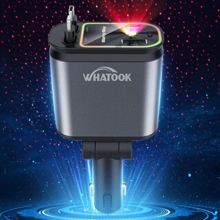 Foto 1 | Foto 1 | Cargador De Coche Whatook Starlight Retráctil Usb-c Y Usb-a - Venta Internacional.