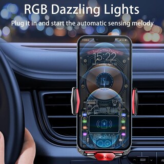 Foto 7 | Foto 7 | Cargador De Coche Inalámbrico Mount Ryaacphi De 15 W De Carga Rápida - Venta Internacional.