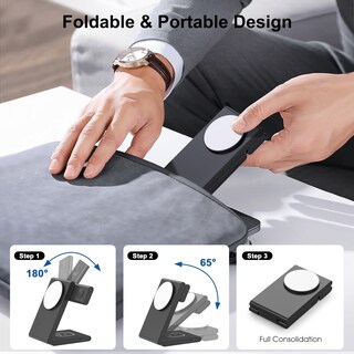 Foto 6 | Foto 6 | Estación De Carga Inalámbrica Cucicu 3 En 1 Para Iphone/airpods/watch - Venta Internacional.