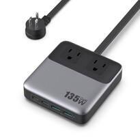 Bloque De Carga Usb C  Hub De Estación De Carga Rápida Gan Iv De 135 W - Venta Internacional.