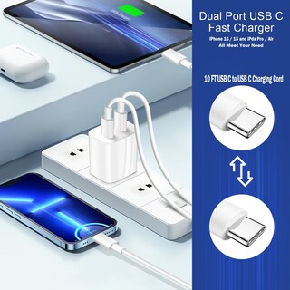 Foto 6 | Foto 6 | Cargador Willtop Para Iphone 16 Y 15 Carga Rápida Doble Puerto Usb-c - Venta Internacional.