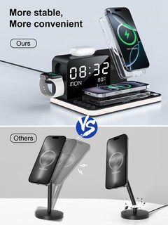 Foto 7 | Foto 7 | Estación De Carga Inalámbrica Soporter 7 En 1 Para Dispositivos Apple - Venta Internacional.