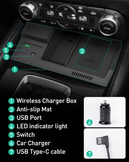 Foto 4 | Foto 4 | Cargador Inalámbrico Diffcar Para Mazda Cx5 2017-2025 - Venta Internacional.
