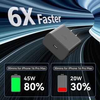 Foto 3 | Foto 3 | Cargador Auorld Usb C De 45 W De Carga Rápida Para Iphone 16 Pro Max - Venta Internacional.