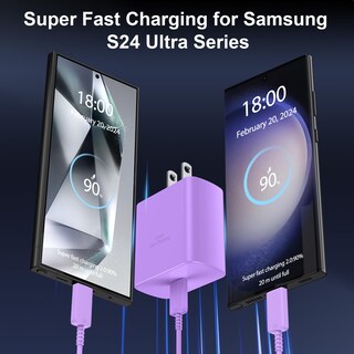 Foto 5 | Foto 5 | Cargador Vilive Usb-c Superrápido De 45 W Con Cable De 10 Pies Color Morado - Venta Internacional.