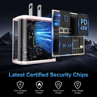 Foto 4 | Foto 4 | Cargador Vilive Type C De 45 W De Carga Rápida Para Samsung Galaxy - Venta Internacional.