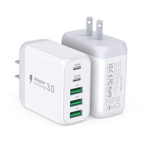 Cargador De Pared Usb C Csodince 50w 5 Puertos Pd+qc 3.0 Para Iphone - Venta Internacional.