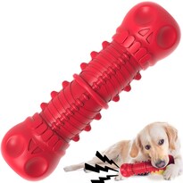 Dog Squeaky Toys Zikaton Para Masticadores Agresivos  Color Rojo Grande - Venta Internacional.