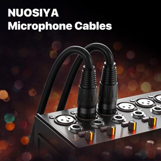 Foto 6 | Foto 6 | Cable Xlr Nuosiya  Paquete De 4 Micrófonos De 15 Pies  Macho A Hembra - Venta Internacional.