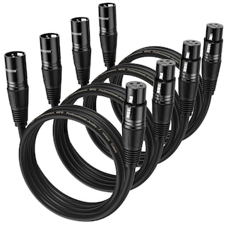 Foto 1 | Foto 1 | Cable Xlr Nuosiya De 0 9 M  4 Paquetes De Micrófonos Balanceados Macho A Hembra - Venta Internacional.