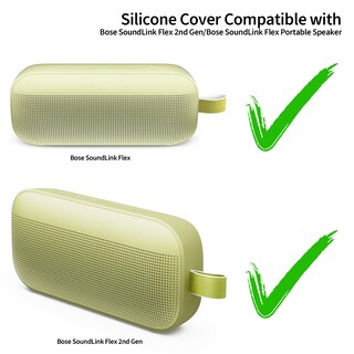 Foto 3 | Foto 3 | Funda De Silicona Para Bose Soundlink Flex 2nd Gen Color Amarillo Cítrico - Venta Internacional.