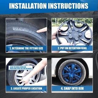 Foto 7 | Foto 7 | Cubiertas De Llanta Hubcaps I1motor De 15 Pulgadas Universal R15 Juego De 4 - Venta Internacional.