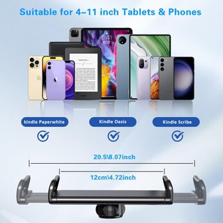 Foto 3 | Foto 3 | Soporte Kefotic Para Tableta Con Cuello De Cisne Para Leer Kindle En La Cama - Venta Internacional.