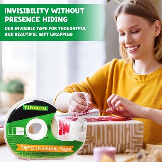 Foto 4 | Foto 4 | Cinta Adhesiva Transparente Tafomega Invisible 12 Rollos De 18 Mm X 25 M Con Dispensador - Venta Internacional.
