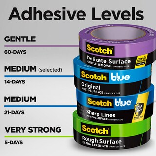 Foto 6 | Foto 6 | Cinta Adhesiva De Pintor Color Azul Escocés 0 94 Cm X 55 M 8 Rollos Color Azul - Venta Internacional.