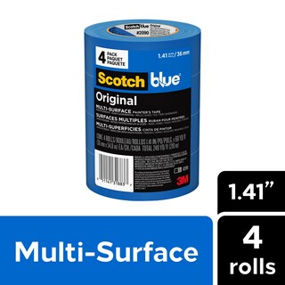 Foto 2 | Foto 2 | Cinta Adhesiva Scotchblue Original De 36 Mm X 55 M 4 Rollos Color Azul - Venta Internacional.