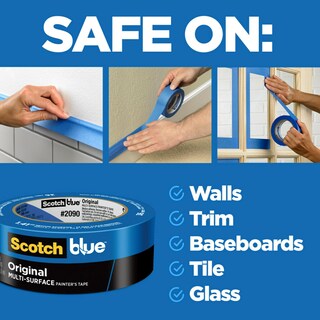 Foto 5 | Foto 5 | Cinta Adhesiva Scotchblue Original De 36 Mm X 55 M 4 Rollos Color Azul - Venta Internacional.