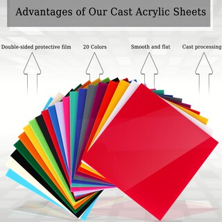 Foto 5 | Foto 5 | Láminas Acrílicas Adrattnay De 3 Mm De Grosor  20 Unidades  20 2 X 20 2 Cm  Cortadas Con Láser - Venta Internacional.