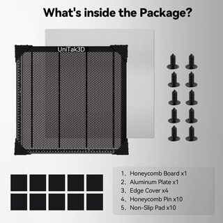 Foto 6 | Foto 6 | Cama Láser Honeycomb Unitak3d De 400 X 400 Mm Para Xtool D1/d1 Pro/s9/s10/s30 Pro/ray5 - Venta Internacional.