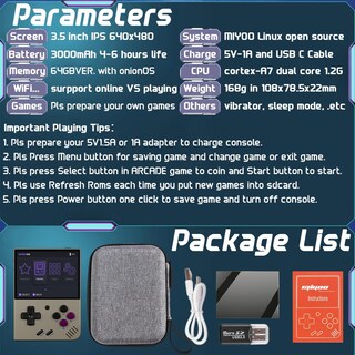Foto 7 | Foto 7 | Consola De Juegos Portátil Fingerevo Miyoo Mini Plus Grey - Venta Internacional.