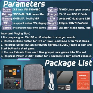 Foto 7 | Foto 7 | Consola De Juegos Portátil Fingerevo Miyoo Mini Plus 3.5'' - Venta Internacional.