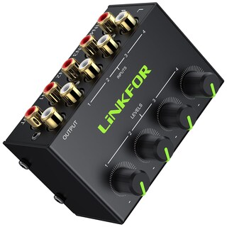 Foto 1 | Foto 1 | Mezclador De Audio Para Cx400 Estéreo De 4 Canales Con Entrada/salida Rca - Venta Internacional.