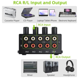 Foto 3 | Foto 3 | Mezclador De Audio Para Cx400 Estéreo De 4 Canales Con Entrada/salida Rca - Venta Internacional.