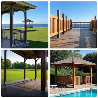 Foto 5 | Foto 5 | Base De Poste Goowoobee De Acero Inoxidable 6x6 Para Poste De Madera - Venta Internacional.